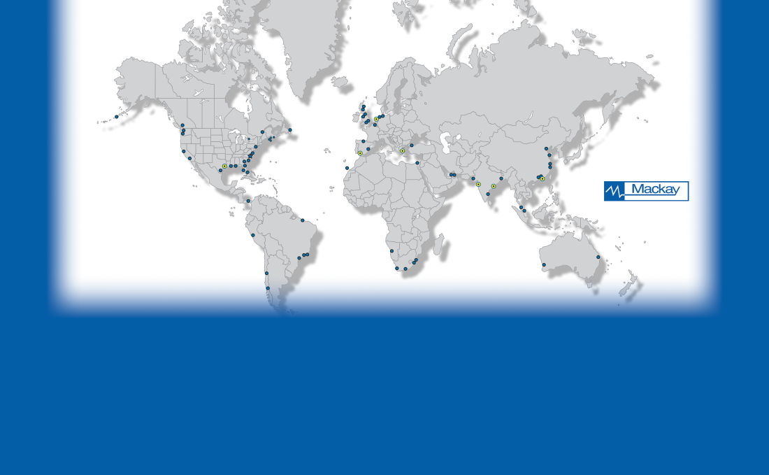 Mackay World Location Map